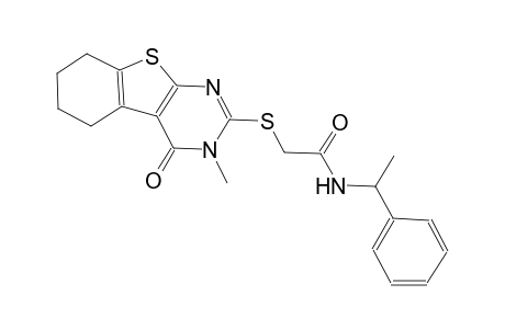 acetamide, 2-[(3,4,5,6,7,8-hexahydro-3-methyl-4-oxobenzo[4,5]thieno[2,3-d]pyrimidin-2-yl)thio]-N-(1-phenylethyl)-