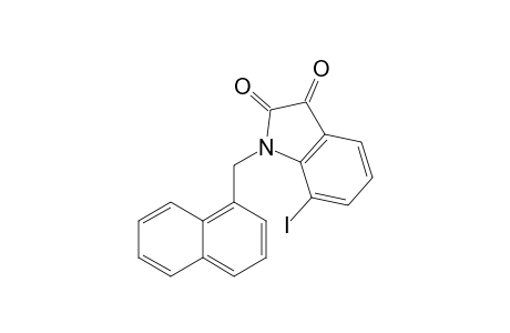 7-Iodo-1-(naphthalen-1-ylmethyl)-1H-indole-2,3-dione