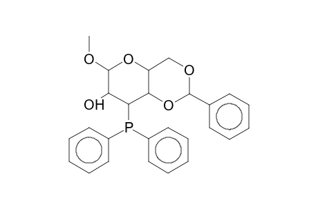 alpha-D-ALTROPYRANOSE, 1-O-METHYL-3-C-(DIPHENYLPHOSPHINO)-4,6-O-BENZYLIDENE-