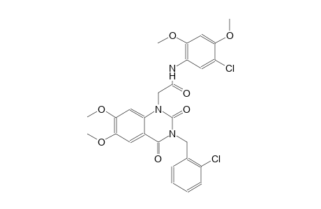2-(3-(2-chlorobenzyl)-6,7-dimethoxy-2,4-dioxo-3,4-dihydro-1(2H)-quinazolinyl)-N-(5-chloro-2,4-dimethoxyphenyl)acetamide