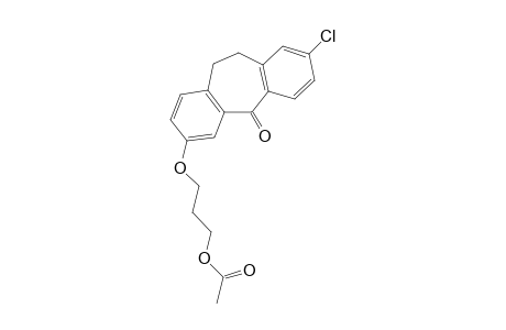 2-Chloro-7-(3-acetoxypropoxy)-10,11-dihydro-dibenzo[a,d]-cyclohepten-5-one