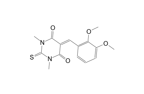 5-(2,3-dimethoxybenzylidene)-1,3-dimethyl-2-thioxodihydro-4,6(1H,5H)-pyrimidinedione