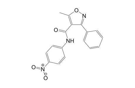 5-methyl-N-(4-nitrophenyl)-3-phenyl-4-isoxazolecarboxamide