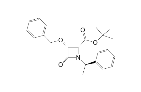 (2R,3R)-3-(Benzyloxy)-4-tert-butoxycarbonyl)-1-[(R)-1-phenylethyl]-2-azetidinone