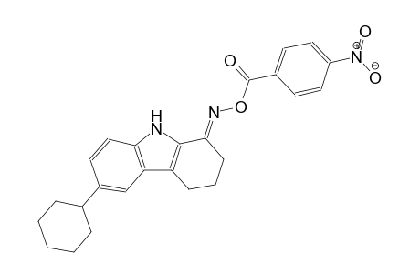 1H-carbazol-1-one, 6-cyclohexyl-2,3,4,9-tetrahydro-, O-(4-nitrobenzoyl)oxime, (1E)-