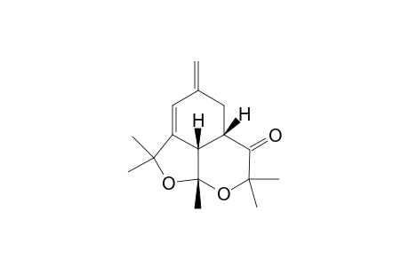 1,3,3,10,10-Pentamethyl-6-methylene-2,11-dioxatricyclo[6.3.1.0(4,12)]dodec-4-en-9-one