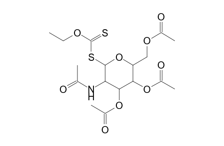 3,4,6-tri-O-acetyl-2-(acetylamino)-2-deoxy-1-S-(ethoxycarbothioyl)-1-thio-beta-D-mannopyranose