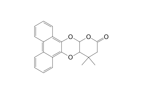 11H-Phenanthro[9,10-b]pyrano[2,3-e][1,4]dioxin-11-one, 9a,12,13,13a-tetrahydro-13,13-dimethyl-