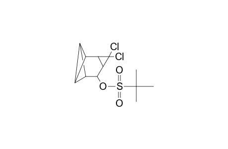 Tetracyclo[5.1.0.02,4.03,5]octan-exo-6-ol, 8,8-dichloro-, tert-butylsulfonate