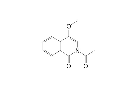 4-Methoxy-2H-isoquinolin-1-one, N-acetyl