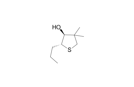 anti-(2RS,3SR)-3-Hydroxy-4,4-dimethyl-2-propylthiaolane