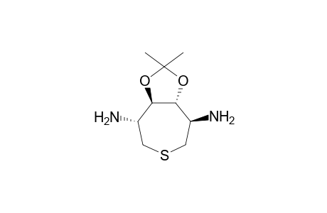 (+)-(3R,4R,5R,6R)-3,6-Diamino-4,5-O-isopropylidenethiepane