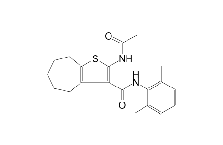4H-cyclohepta[b]thiophene-3-carboxamide, 2-(acetylamino)-N-(2,6-dimethylphenyl)-5,6,7,8-tetrahydro-