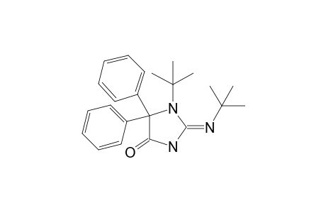 1-(Tert.-butyl)-2-(tert.-butylimino)-5,5-diphenyl-4-imidazolidinone