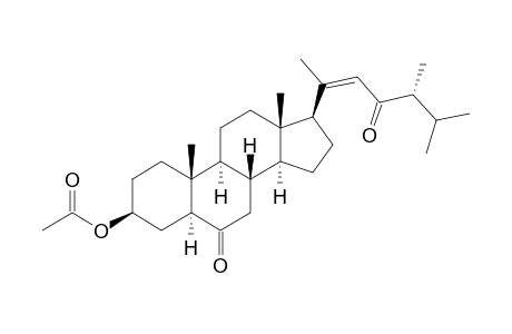 (24R)-3.beta.-Acetoxy-24-methyl-5.alpha.-cholest-20(22)-en-6,23-dione