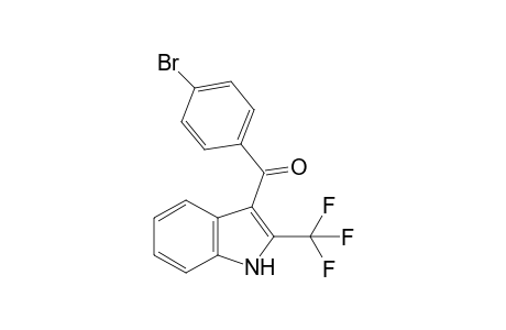 (4-bromophenyl)(2-(trifluoromethyl)-1H-indol-3-yl)methanone