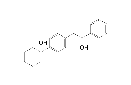 1-[4-(2-Hydroxy-2-phenylethyl)phenyl]-1-cyclohexanol
