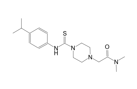 1-piperazineacetamide, N,N-dimethyl-4-[[[4-(1-methylethyl)phenyl]amino]carbonothioyl]-