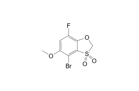 4-Bromo-7-fluoro-5-methoxy-1,3-benzoxathiole - 3,3-Dioxide