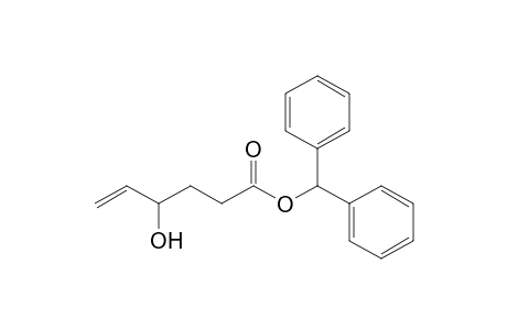 Diphenylmethyl 4-hydroxy-5-hexenoate