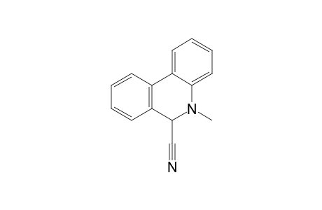 5,6-Dihydro-5-methyl-6-cyanophenanthridine