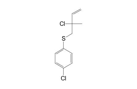 1-Chloro-4-[(2-chloro-2-methyl-3-butenyl)-thio]-benzol