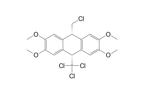 9-(chloromethyl)-2,3,6,7-tetramethoxy-10-(trichloromethyl)-9,10-dihydroanthracene