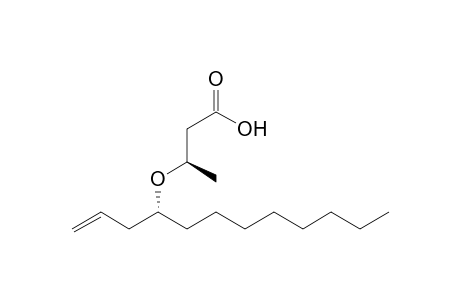 Butanoic acid, 3-[[1-(2-propenyl)nonyl]oxy]-, [R-(R*,R*)]-