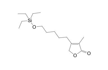 2-Methyl-3-[3-(triethylsilyloxy)propyl]but-2-enolide