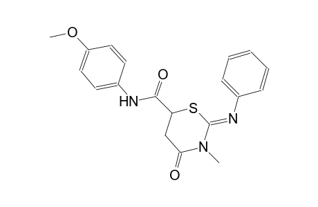 2H-1,3-thiazine-6-carboxamide, tetrahydro-N-(4-methoxyphenyl)-3-methyl-4-oxo-2-(phenylimino)-, (2Z)-