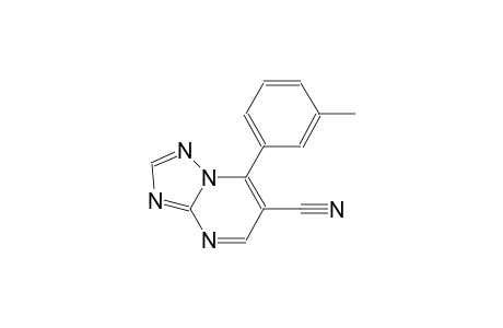 7-(3-Methylphenyl)[1,2,4]triazolo[1,5-a]pyrimidine-6-carbonitrile