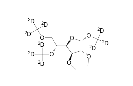 Trideuteriomethyl 2,3-di-O-methyl-5,6-di-O-trideuteriomethyl-.alpha.-D-glucofuranoside