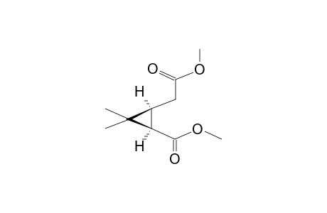 METHYL (+)-CIS-3-METHOXYCARBONYLMETHYL-2,2-DIMETHYLCYCLOPROPANCARBOXYLATE