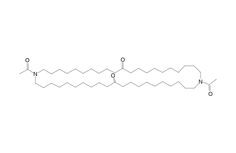 12,34-Dioxo-N,N'-diacetyl-1,23-diaza-cyclotetratetracontane