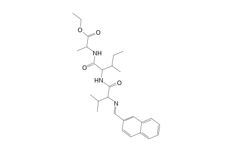 L-Alanine, N-[N-[N-(2-naphthalenylmethylene)-L-valyl]-L-isoleucyl]-, ethyl ester