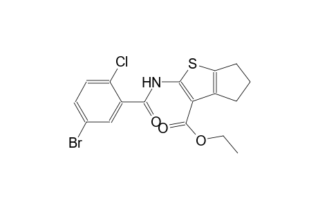 ethyl 2-[(5-bromo-2-chlorobenzoyl)amino]-5,6-dihydro-4H-cyclopenta[b]thiophene-3-carboxylate