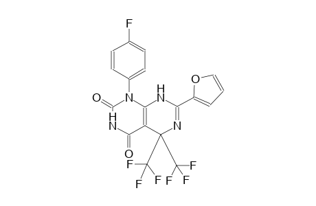 1-(4-fluorophenyl)-7-(2-furyl)-5,5-bis(trifluoromethyl)-5,8-dihydropyrimido[4,5-d]pyrimidine-2,4(1H,3H)-dione