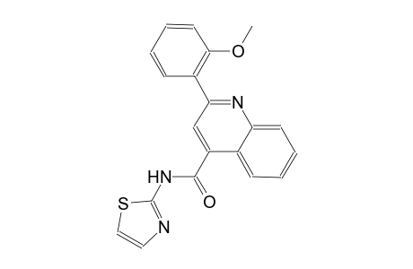 2-(2-methoxyphenyl)-N-(1,3-thiazol-2-yl)-4-quinolinecarboxamide