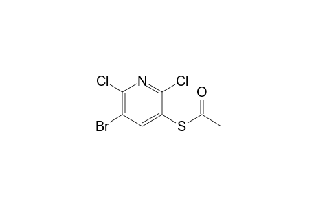 Ethanethioic acid S-(5-bromo-2,6-dichloro-3-pyridinyl) ester