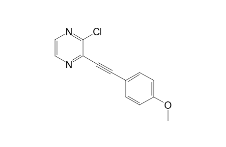 2-Chloro-3-[(4-methoxyphenyl)ethynyl]pyrazine