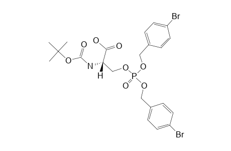 N-ALPHA-(TERT.-BUTOXYCARBONYL)-O-DI-(4-BROMOBENZYL)-PHOSPHONOSERINE;BOC-SER(PO3BRBZL2)-OH