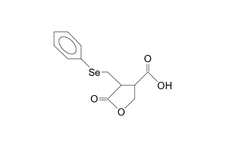 3-Carboxy-2-phenylselenomethyl.gamma.-butyrolactone