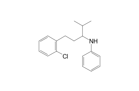 N-(1-(2-Chlorophenyl)-4-methylpentan-3-yl)aniline