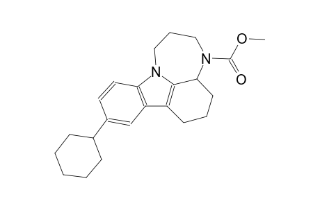 methyl 11-cyclohexyl-1,2,3,3a,6,7-hexahydro[1,4]diazepino[3,2,1-jk]carbazole-4(5H)-carboxylate