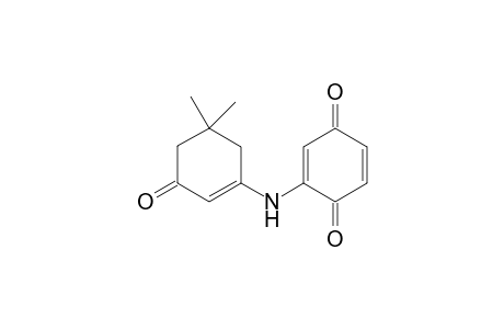 2-(5,5-dimethyl-3-oxo-1-cyclohexen-1-ylamino)-1,4-benzoquinone