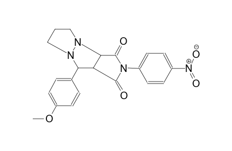 5H-pyrazolo[1,2-a]pyrrolo[3,4-c]pyrazole-1,3(2H,3aH)-dione, tetrahydro-9-(4-methoxyphenyl)-2-(4-nitrophenyl)-