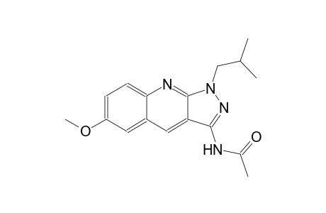 N-(1-isobutyl-6-methoxy-1H-pyrazolo[3,4-b]quinolin-3-yl)acetamide