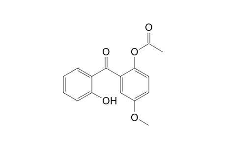 Methanone, [2-(acetyloxy)-5-methoxyphenyl](2-hydroxyphenyl)-