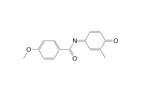 benzamide, 4-methoxy-N-[(1Z)-3-methyl-4-oxo-2,5-cyclohexadien-1-ylidene]-