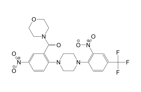 4-(5-nitro-2-{4-[2-nitro-4-(trifluoromethyl)phenyl]-1-piperazinyl}benzoyl)morpholine